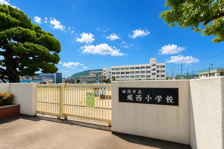 市立城西小学校まで徒歩約12分